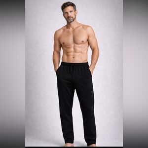 HeatKeep Men's Black Thermal Pants, M